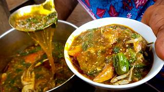 You’ll Miss Home After Watching This 😭🍲  Village Millet Banku & Okro Soup | Ghana