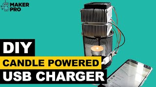 Candle Powered USB Charger Lamp screenshot 2