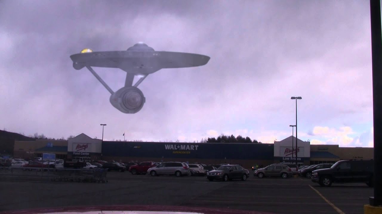 The USS Enterprise was over my Wal Mart!