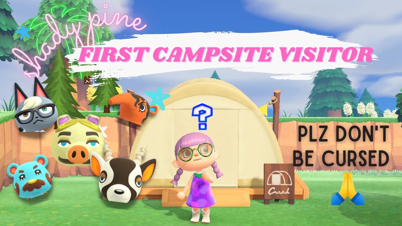 acnh let’s play 4 CAMPSITE VILLAGER IS HERE is he yucky? YouTube