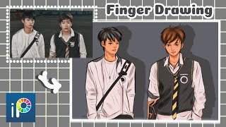 Time-Lapse Got7 Jay B And Jackson From Dream Knight Drawing With Your Phone Chilling Drawing