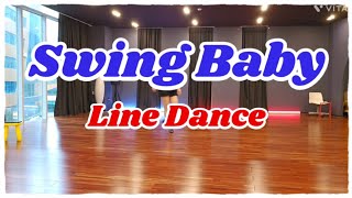 Swing Baby Line Dance | 스윙베이비라인댄스 | 진주라인댄스 | High Beginner