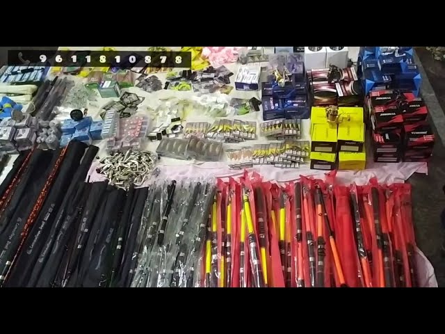 All Fishing Equipment Available, at reasonable price 