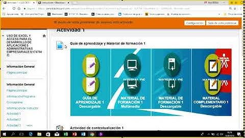 Semana 1: Uso de Excel y Access para el desarrollo de aplicaciones administrativas empresariales