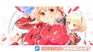 Header Speedart on Ibis Paint x || #7
