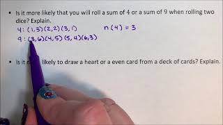 Probability and Counting Principles