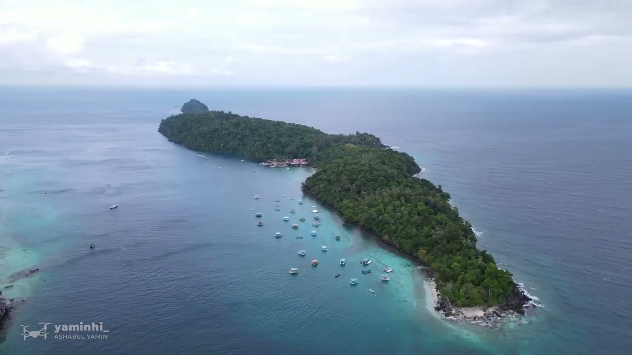 Exploring Rubiah Island, Sabang, Aceh - (Drone Footage)