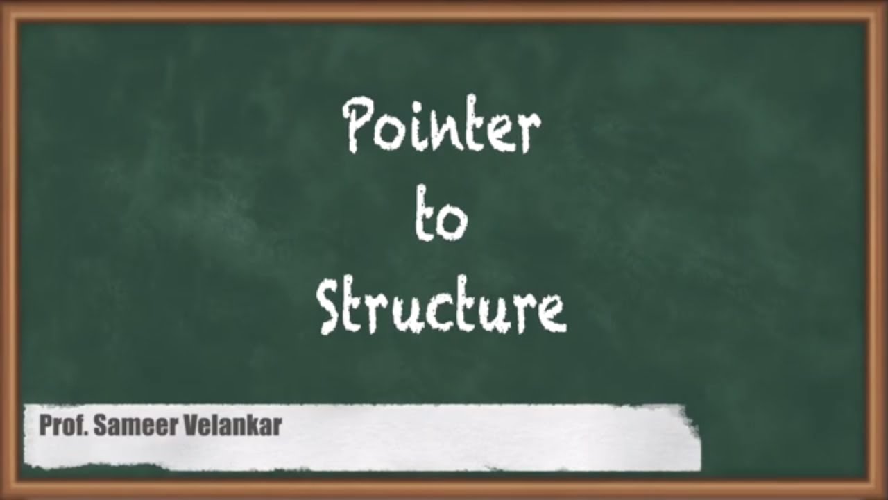 Pointer to Structure | Structures In C | Programming and Data ...