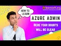 Azure Admin | Azure Training | Learning Azure