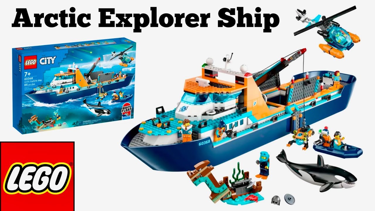 Dreamコメント欄 🔴LEGO City Arctic Explorer Ship 60368 - Review & Float Test