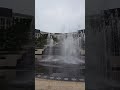 Water Fountain at Paradise City Hotel near Incheon International Airport - Airplane Departing