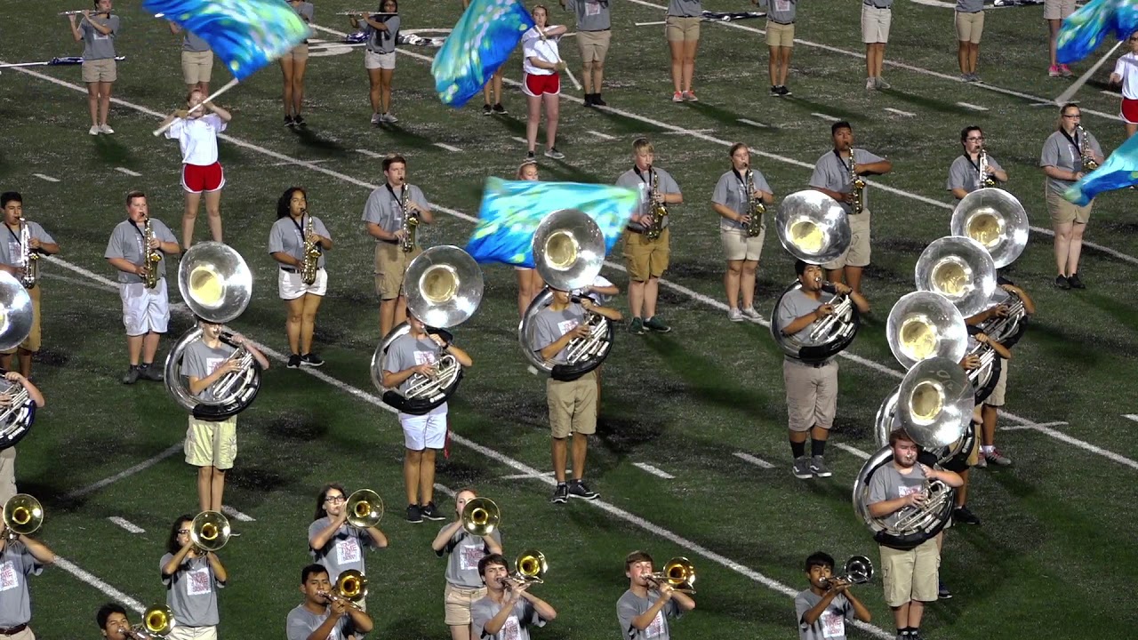 Albertville High School Marching Band Night of Bands 9.19.2017 YouTube