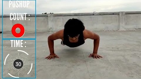 Fitness Challenge:- How many push ups can you do in 30 seconds?💪Test your workout ability💪