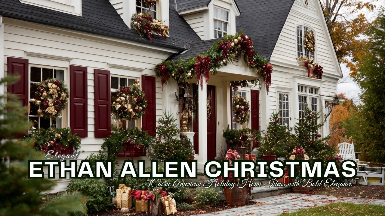 🎄Рождественский декор 2025 года от Итана Аллена | Классические американские идеи для дома в стиле...