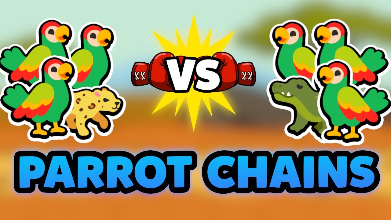 Super Auto Pets but we can only use PARROT CHAINS