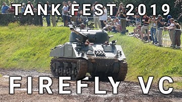 TANK FEST 2019 - TIGER TANK KILLER Sherman Firefly - 4K - The Tank Museum