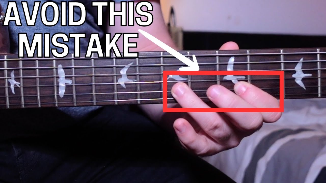 Ошибки, которых следует избегать начинающим гитаристам!