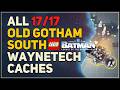 All Old Gotham South WayneTech Caches Locations LEGO Batman Legacy of the Dark Knight