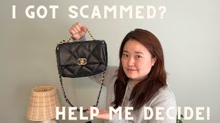 Did I get scammed? Chanel 19 bag from eBay.. help me figure it out!