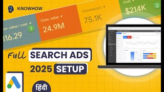 Google Search Ad Campaign in 2025 | Full Set up (Step-by-Step Tutorial) in Hindi