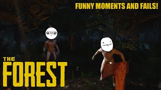 Suffering In The Forest On Hard Mode! (Funny Moments And Fails)