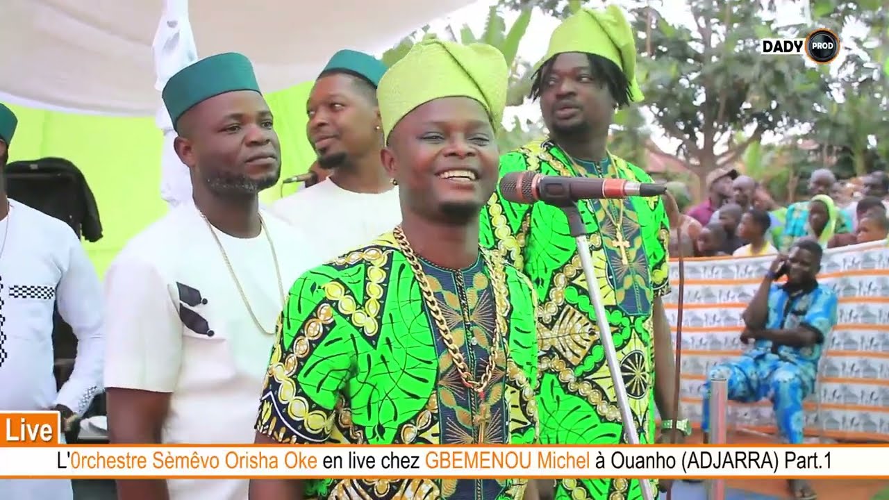 Orchestre Sèmêvo Oricha Oké en live chez GBEMENOU Michel à Ouanho Adjarra (part 1)