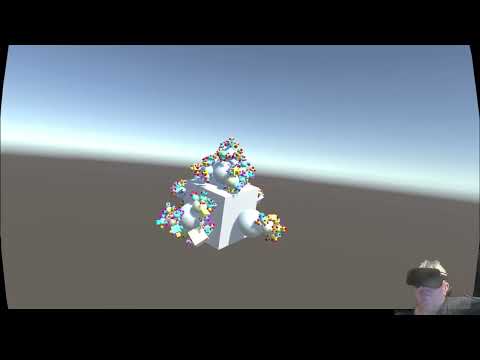 Fractals created with Unity in Virtual Reality (VR)