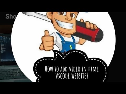How to add video in html vscode website?