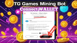 How to Connect Your Wallet to TG Games Mining Bot | Earn Crypto Fast | @techdishoom screenshot 5