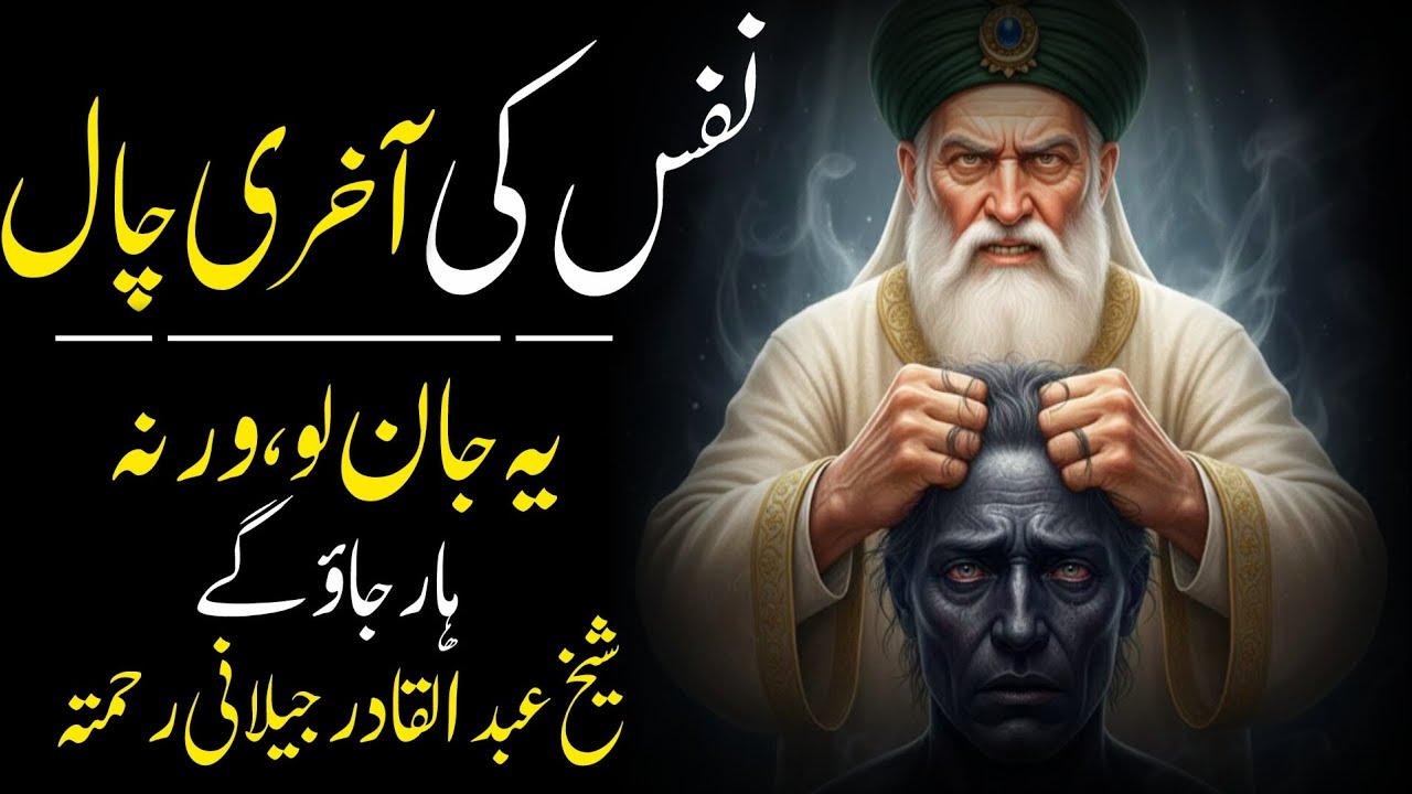 Nafs Ki Aakhri Chaal Jo Aksar Log Nahi Samajhte | Sheikh Abdul Qadir Jeelani Ka Khufiya Raaz