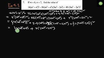 Class Eight || English Version || Exercise 4.1 || Math No.7 || JSC Exam Tutorials