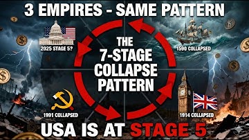 The 7-Stage Collapse Pattern: Rome, Spain, Britain... USA Is At Stage 5 | Money History