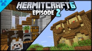 Enchanting House, Interiors & MAD MOBS! | Hermitcraft 6 (Minecraft Survival Let's Play) | Episode 2