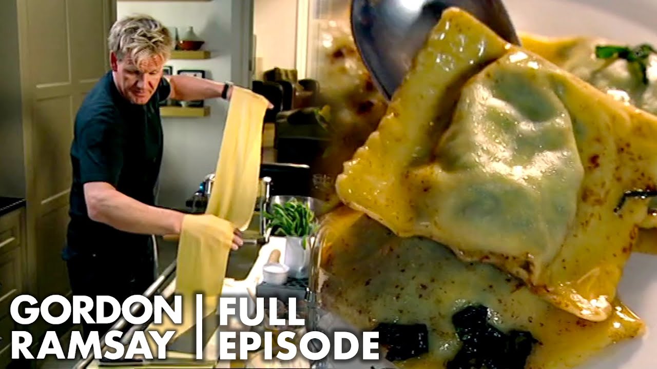 Gordon Ramsay's Spinach, Ricotta & Pine Nut Ravioli With Sage Butter ...