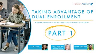 WEBINAR | Taking Advantage of Dual Enrollment | Pt.1