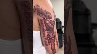 Custom Mayan statue tattoo Net Worth