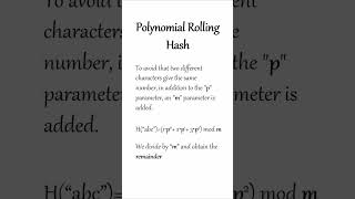Polynomial Rolling Hash Algorithm Explained with Visualization