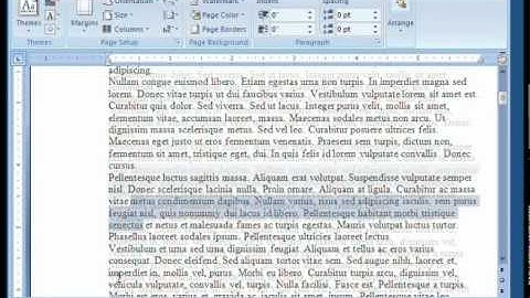 Microsoft Word 2007 Video Tutorial 021 (V101000021)