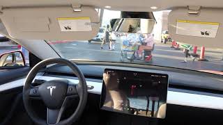 Tesla Actually Smart Summon BEST REACTIONS at Costco!