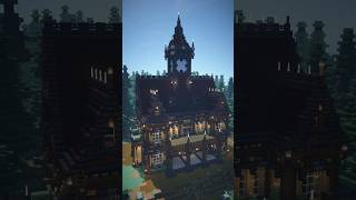 gothic style house! #minecraftbuilding #minecraftshorts #mimecraft