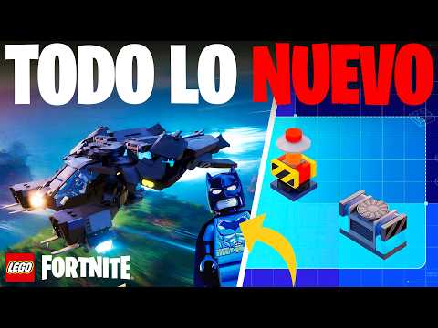 GUIA COMPLETA de BATMAN x LEGO Fortnite | Nuevos ladrillos y nave murciélago (Parte2)
