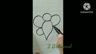 5 Easy Drawings For Kids Easy Drwaings Honey Bee Drawing Sunflower Icecreamcat Z.b Channel