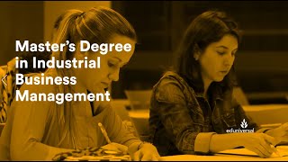 Master's Degree in Industrial Business Management | Tomorrow's Creators