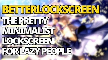Betterlockscreen: The Pretty Minimal Lock Screen For Lazy People