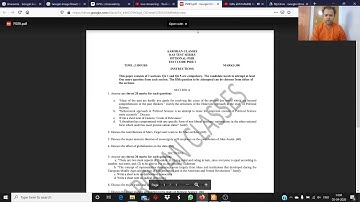 OAS 2019 MAINS TEST SERIES- OPTIONALS-TEST 1- HIST, GEOG,HOME SC, PSIR,SOCIO