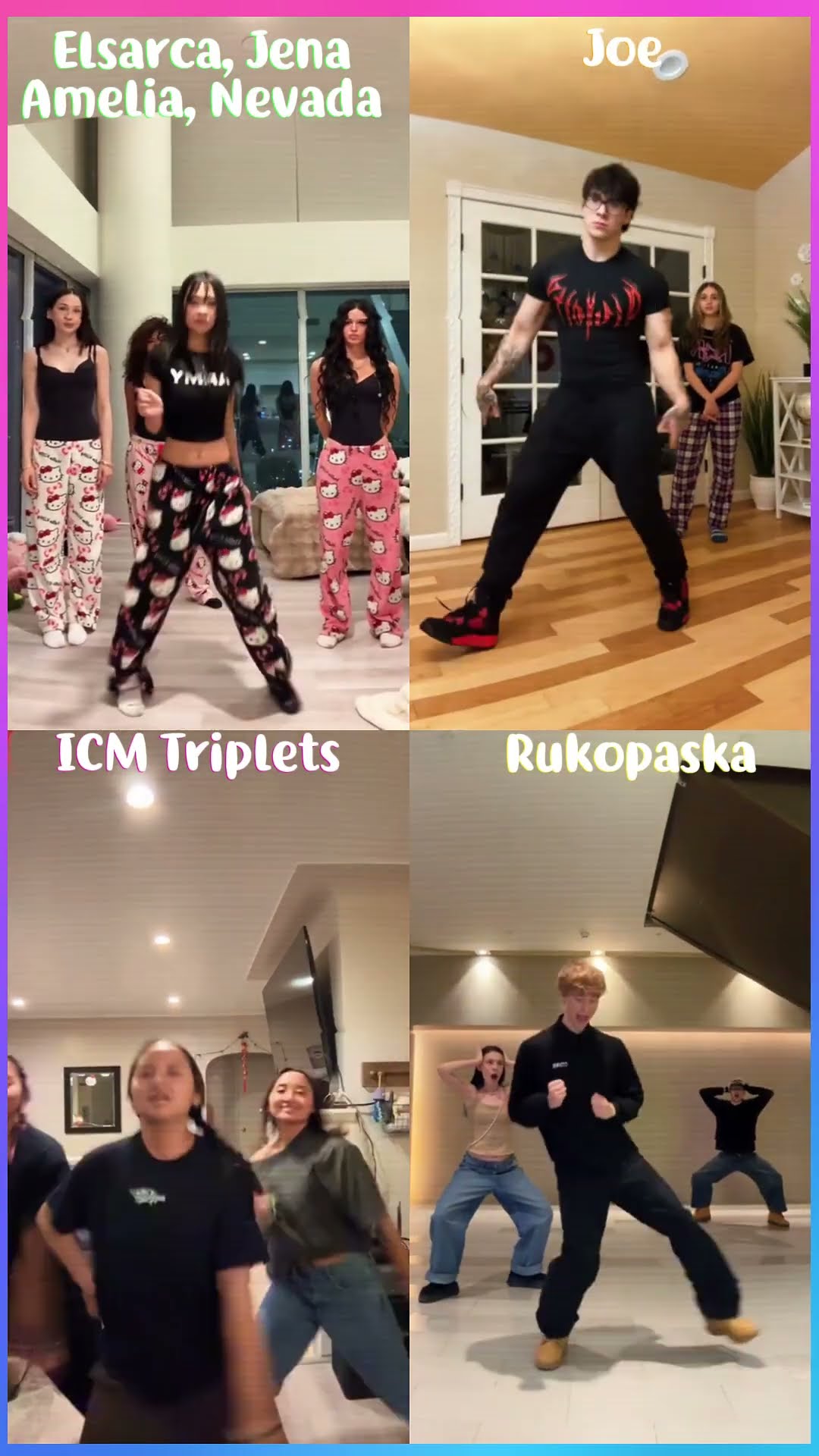 ❤️ Elsarca x Jena x Amelia x Nevada x Joe x ICM x Rukopaska #tiktok #dance #shorts