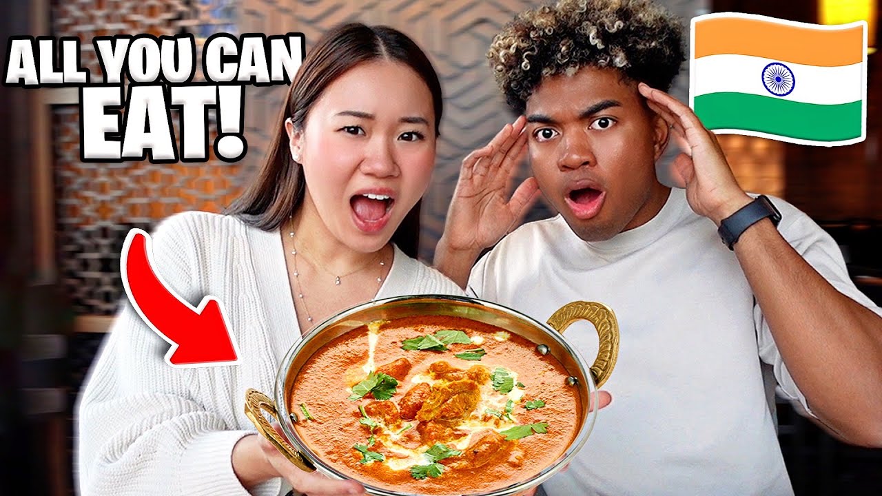 We Ate At The Largest Indian Buffet In North America! (150 ITEMS)