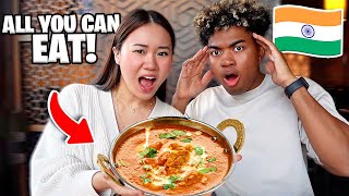 We Ate At The Largest Indian Buffet In North America! (150 ITEMS)