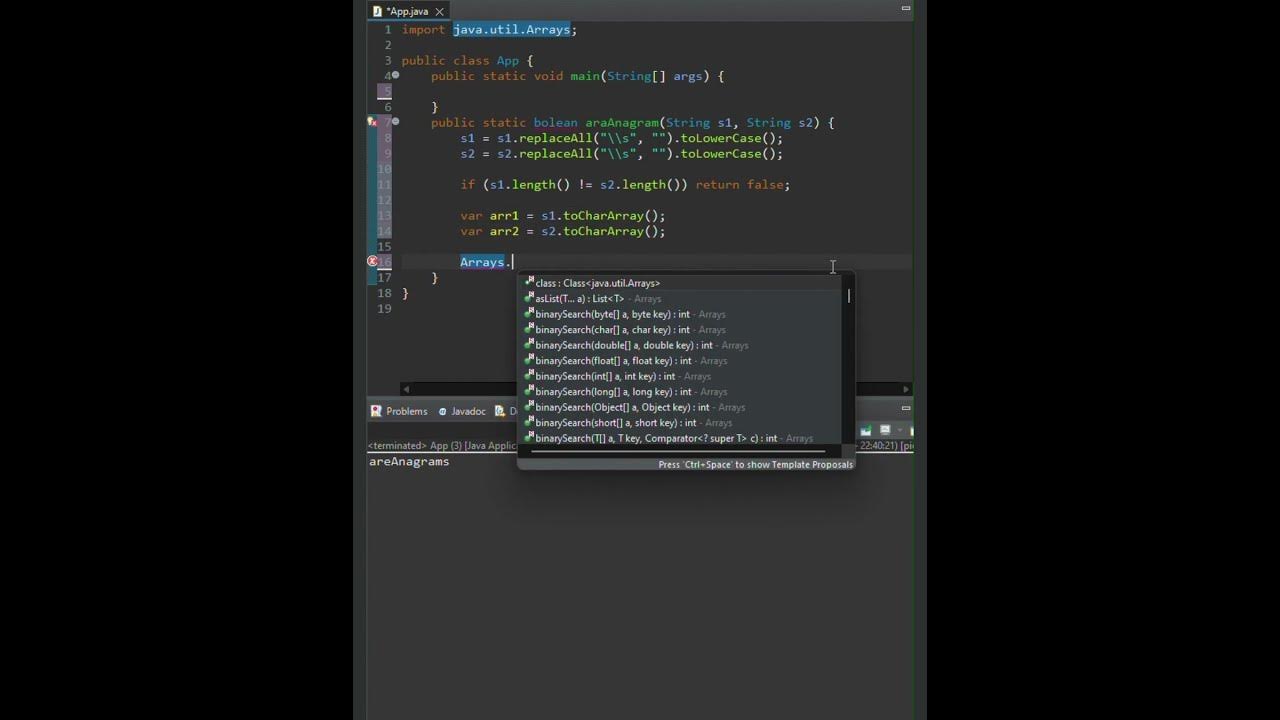 Java Anagram Checker: Simplify Your Code! 🚀 #java #algorithm #coding # ...