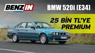 BMW 520i E34 | 25 bin TL'ye premium araba | Bir tur versene